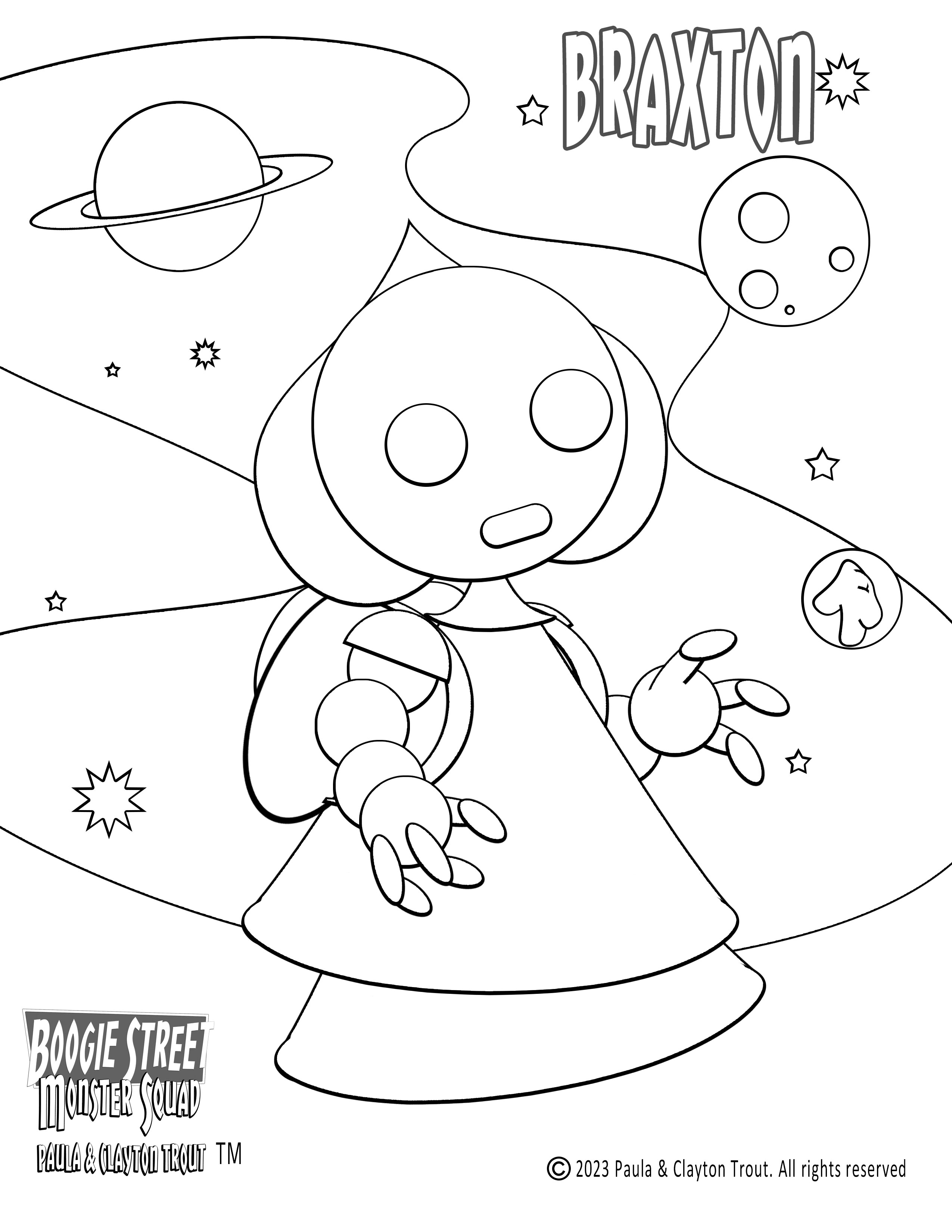 braxton coloriing page.